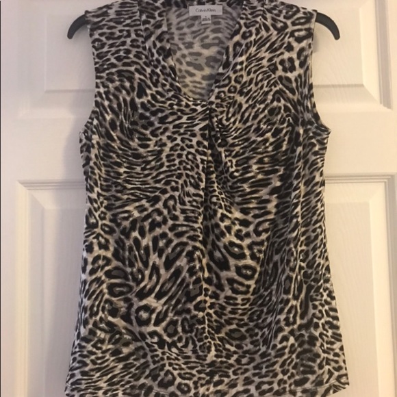 Calvin Klein Sleeveless Blouse- Size Small - Picture 1 of 3
